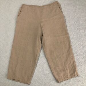 Vintage LL Bean linen pants. Size medium-large.